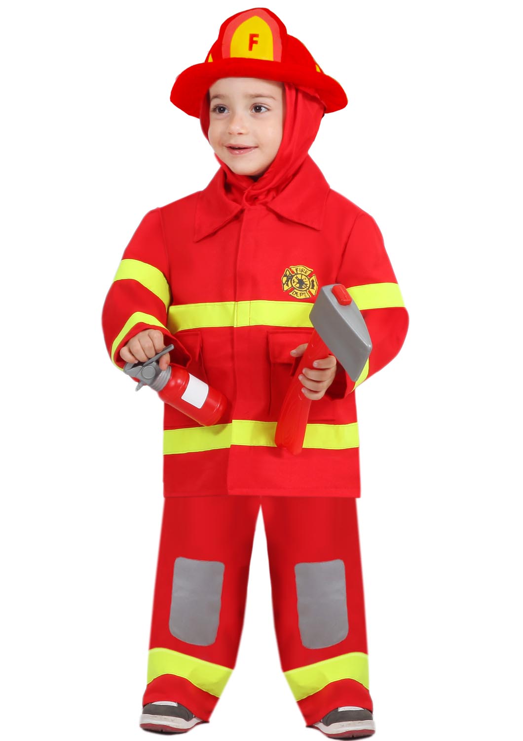 Vestito sam store pompiere bambino